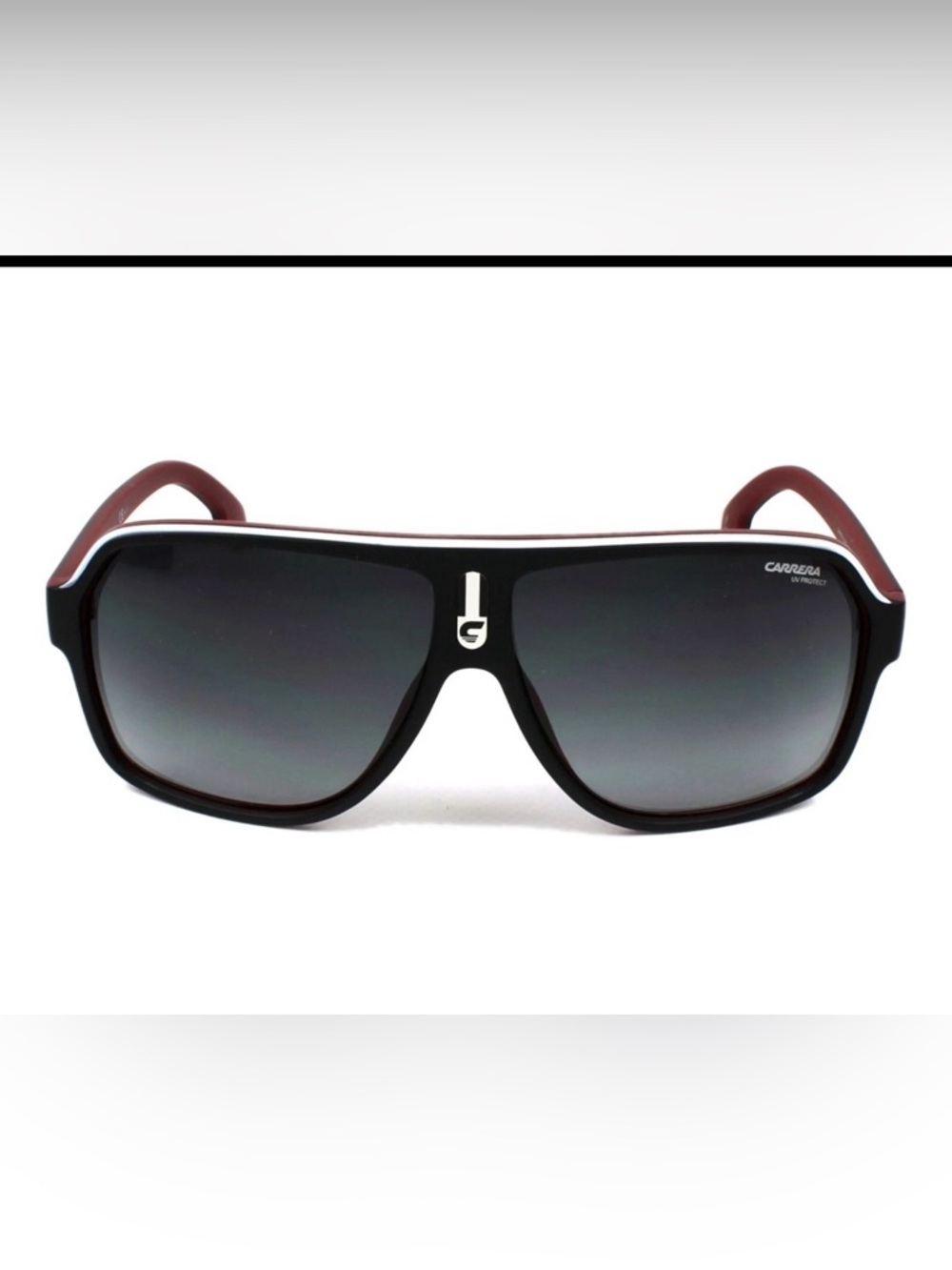 Carrera Men's Aviator Sunglasses in Black and Dark Gray